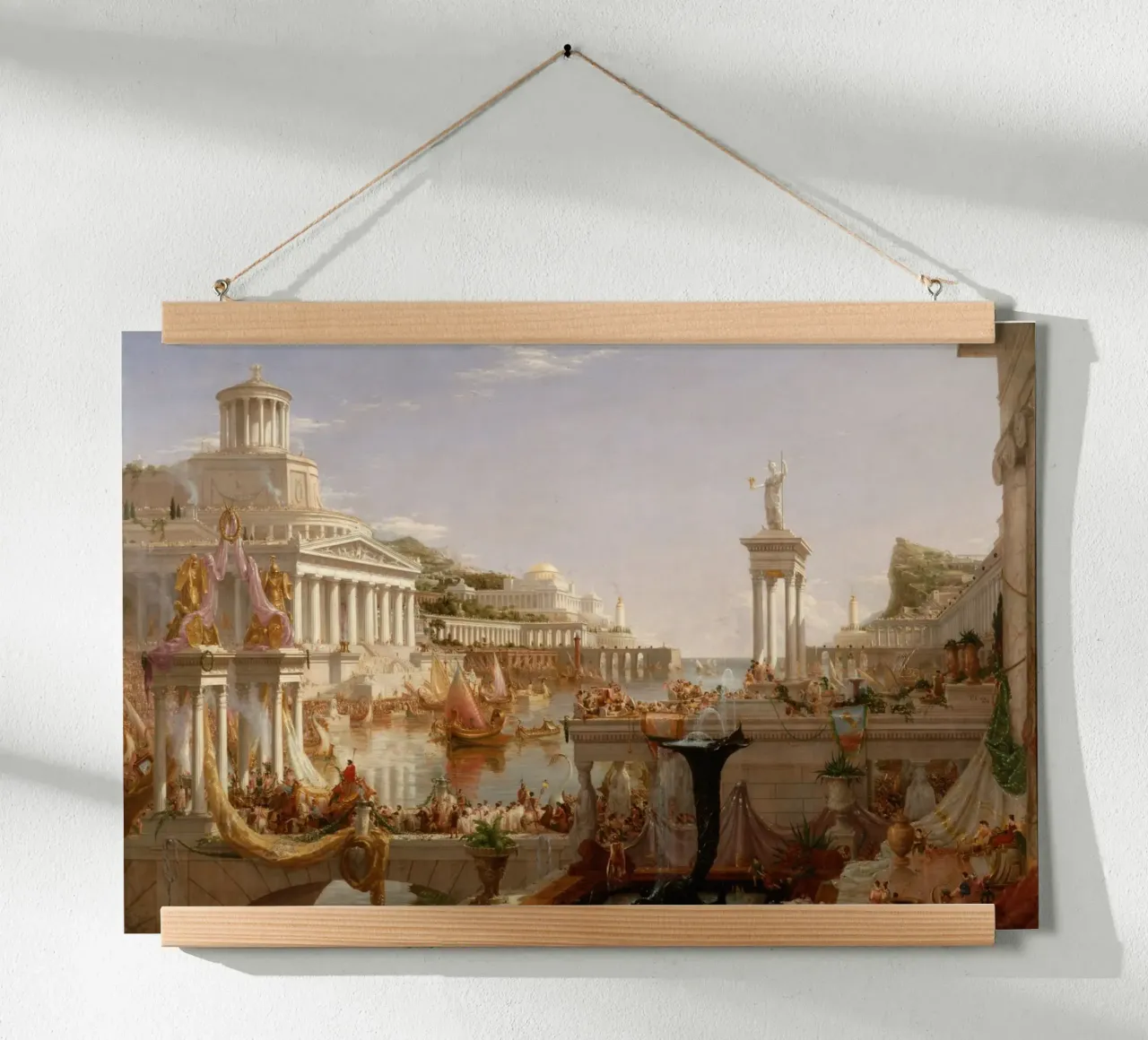 Cole Thomas - De Consummatie De loop van het rijk hahnemühle van Timeless Artworks