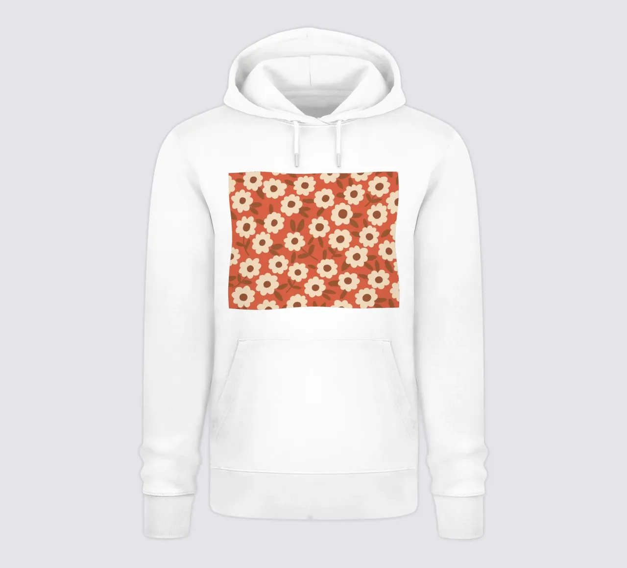 Red floral felpa con cappuccio da GigiRosado