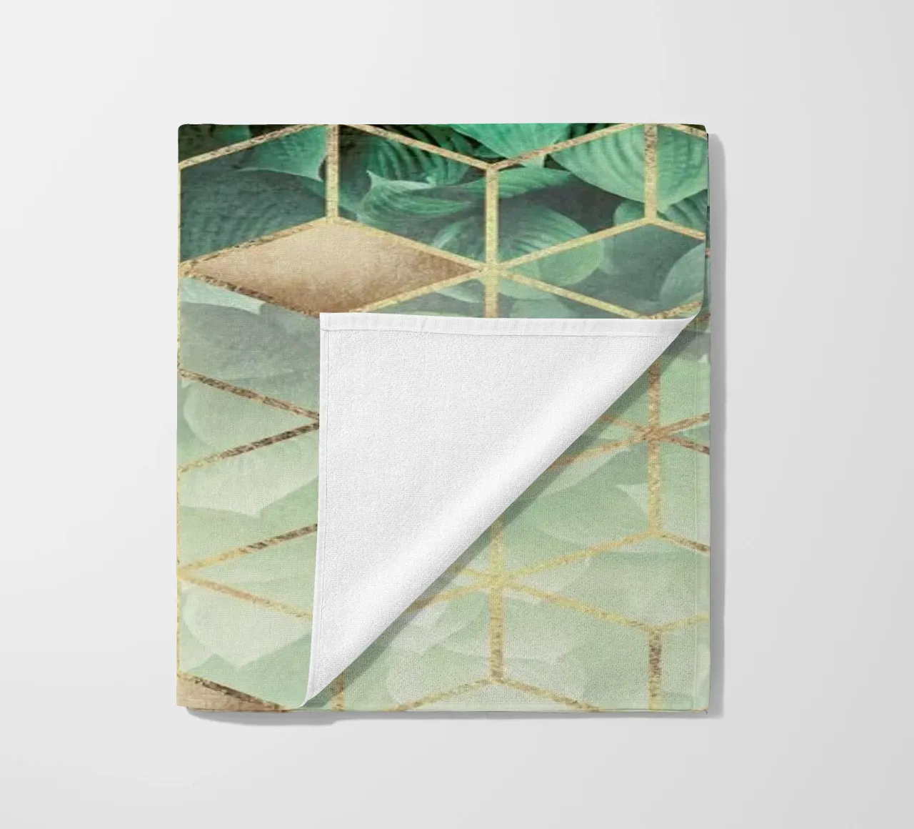 Leaves & Cubes telo mare da Elisabeth Fredriksson