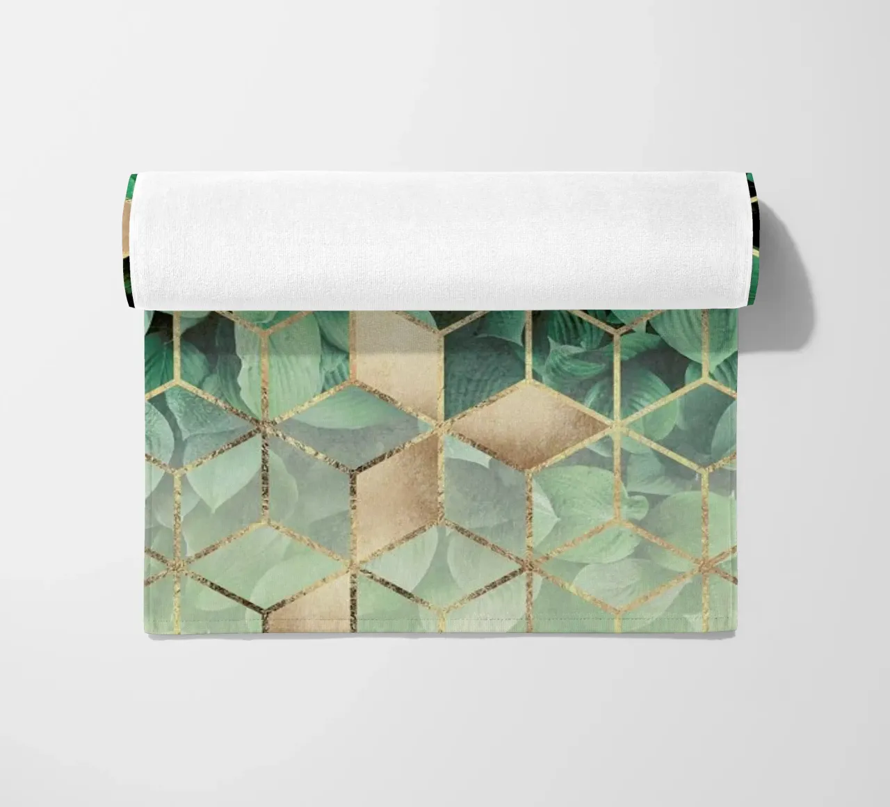 Leaves & Cubes telo mare da Elisabeth Fredriksson