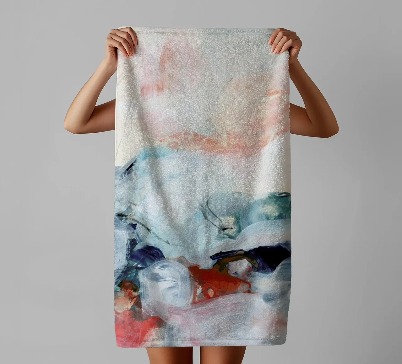 Abstract Painting III asciugamano da bagno da IRIS LEHNHARDT FINE ART
