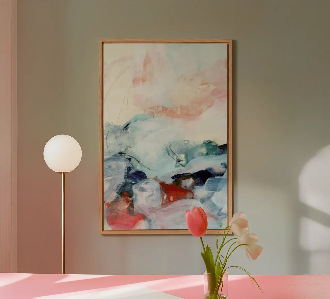 Abstract Painting III alluminio dibond da IRIS LEHNHARDT FINE ART