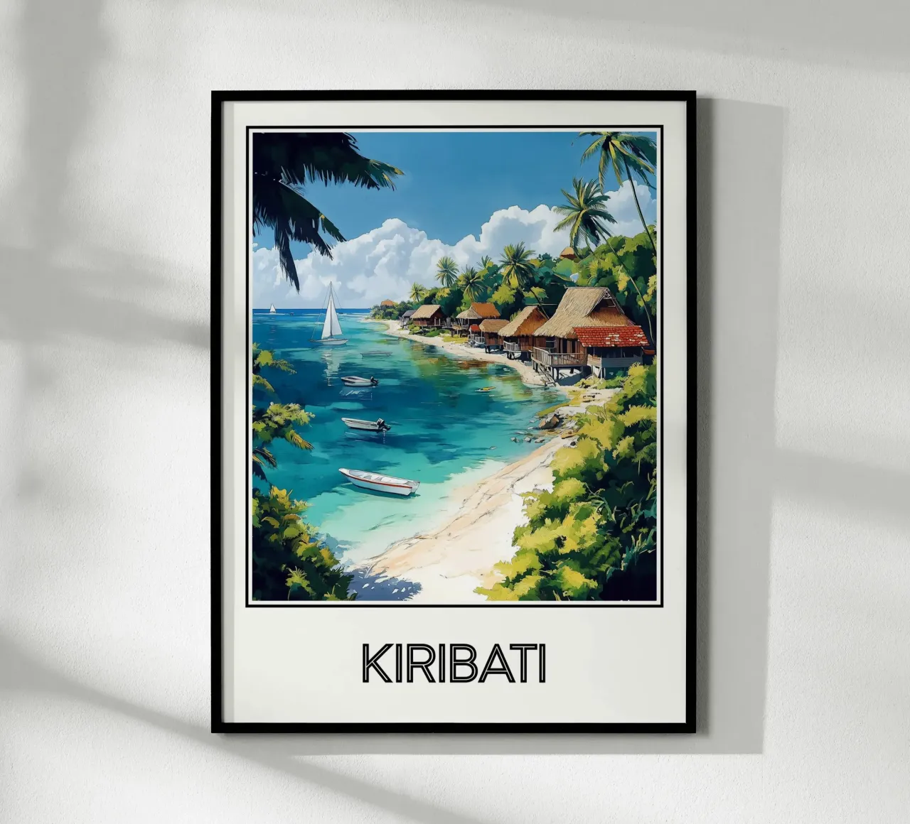 Kiribati poster da Frame the World