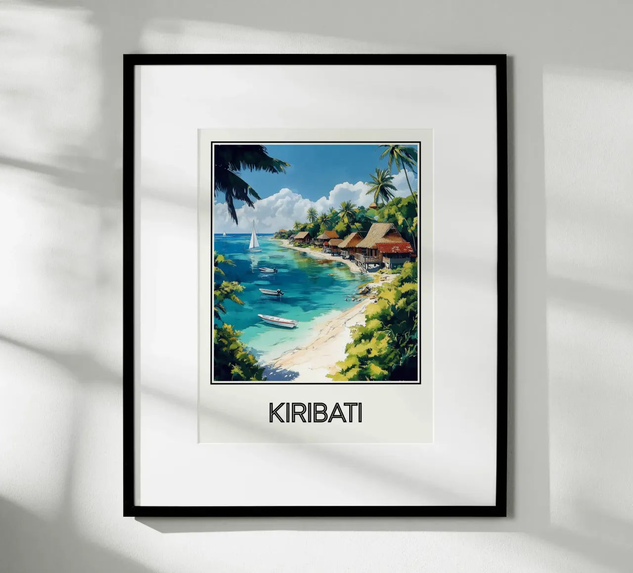 Kiribati poster da Frame the World