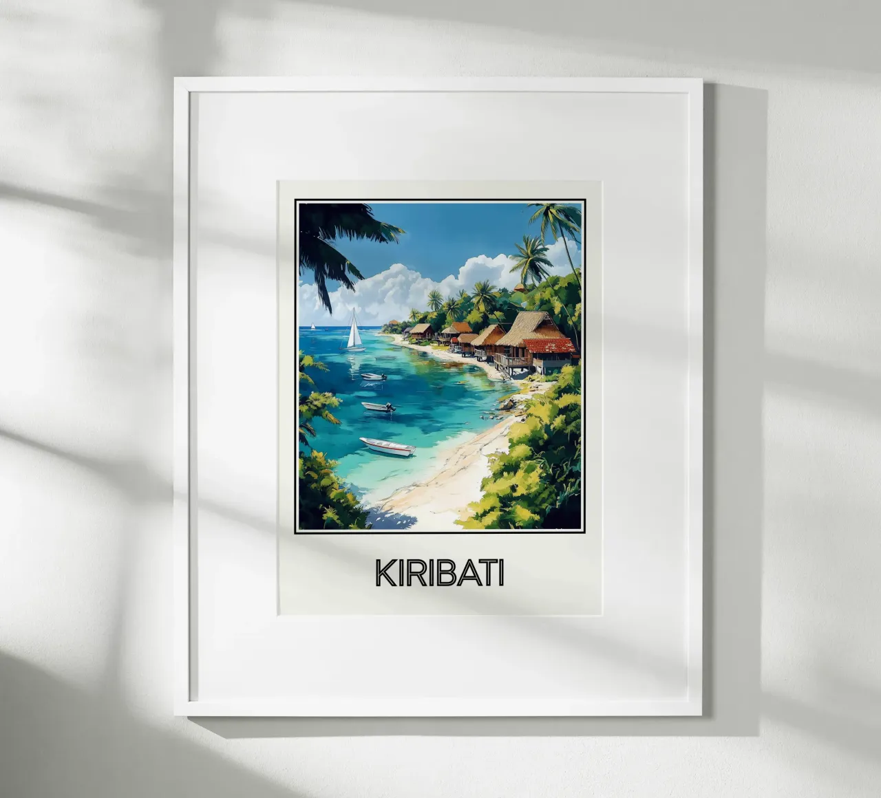 Kiribati poster da Frame the World