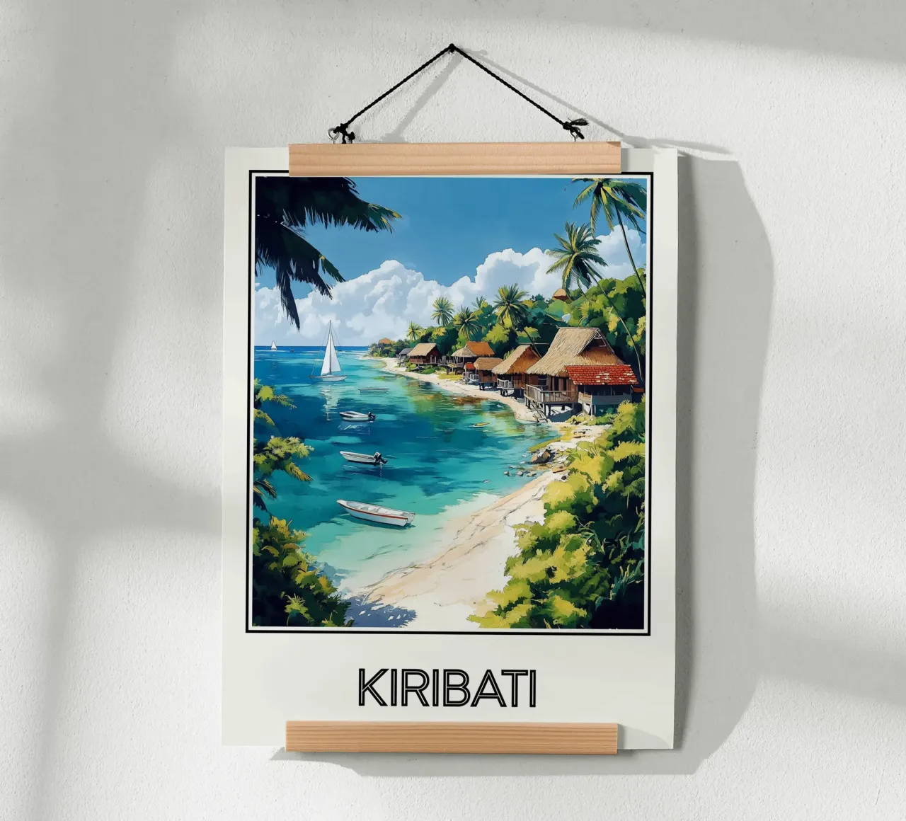 Kiribati poster da Frame the World