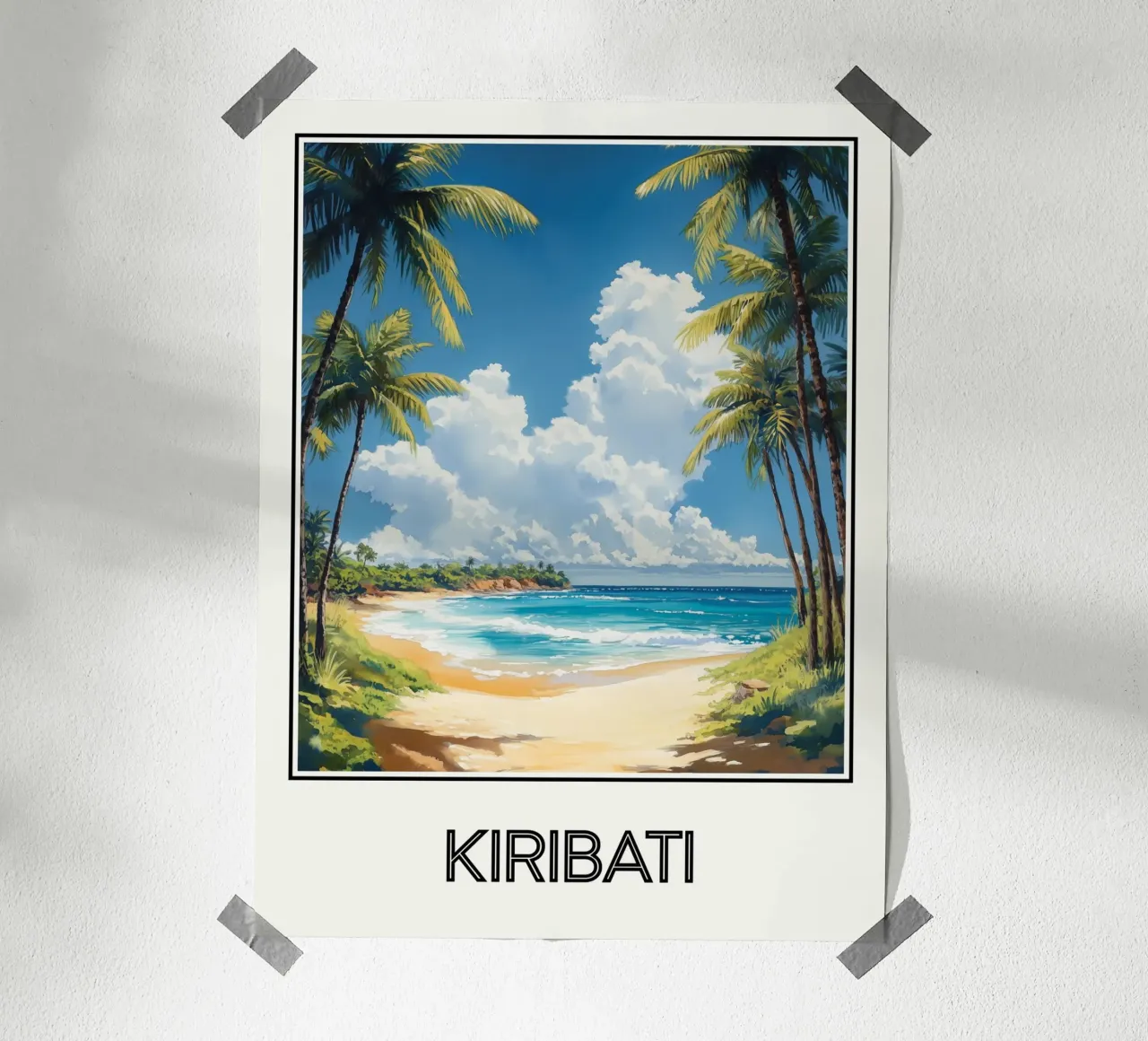Kiribati carta hahnemühle da Frame the World