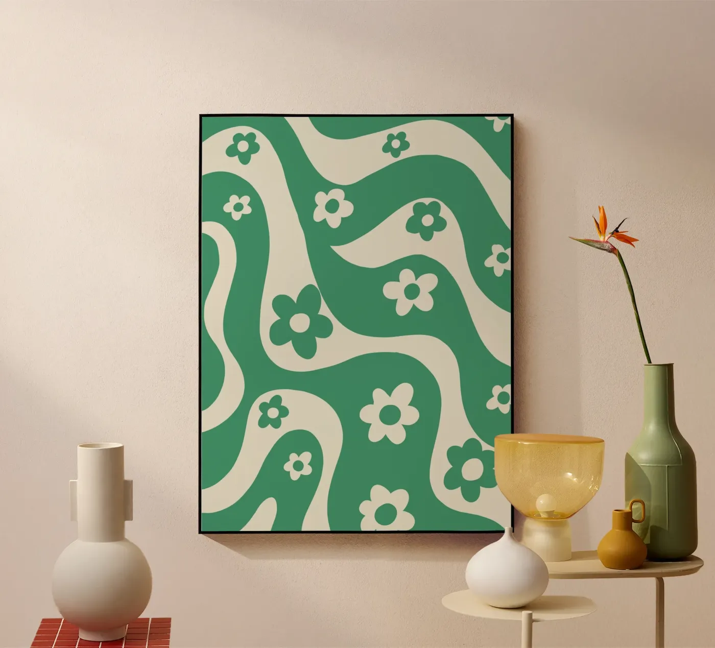 Flowers and waves plexiglass da GigiRosado