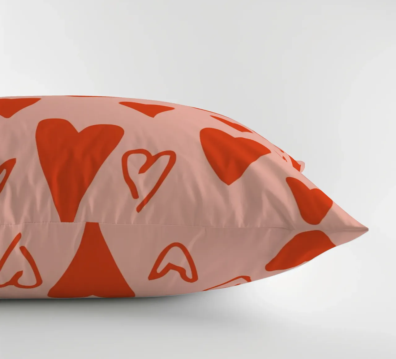 Scatter Sweetheart - Amore giocoso e retrò rosa cuscino da susanacosta