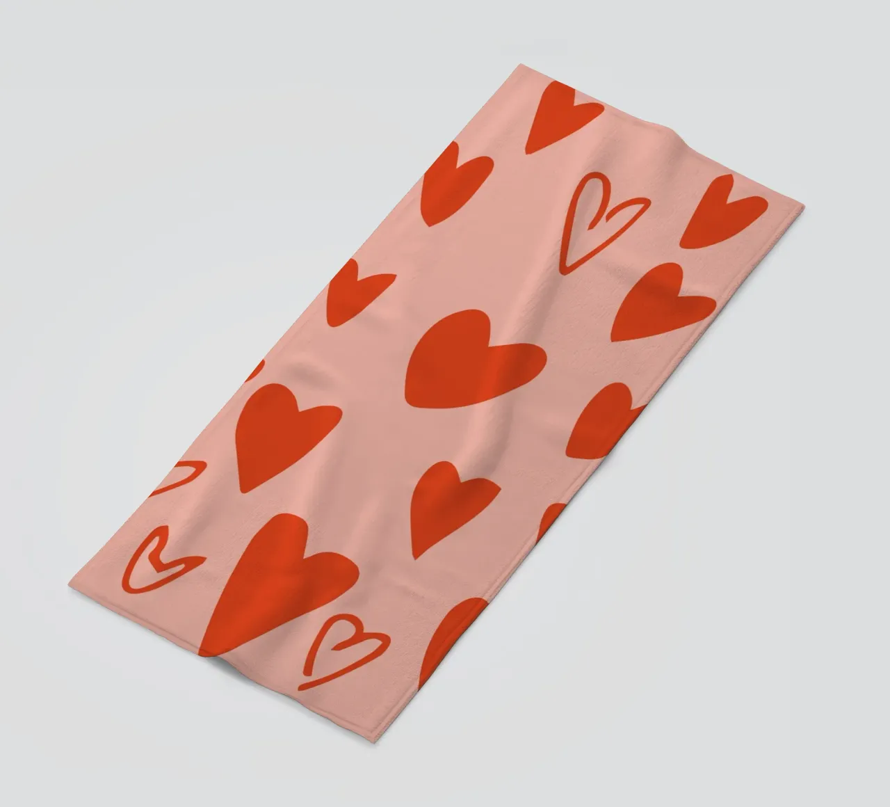 Scatter Sweetheart - Amore giocoso e retrò rosa telo mare da susanacosta