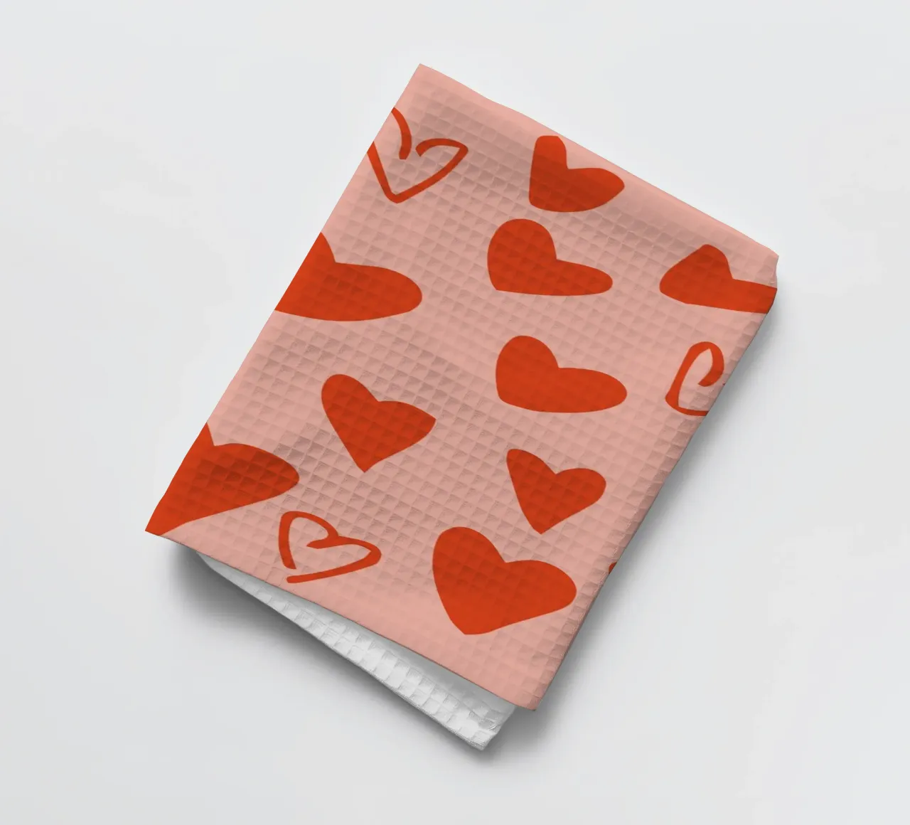 Scatter Sweetheart - Amore giocoso e retrò rosa canovaccio da cucina da susanacosta