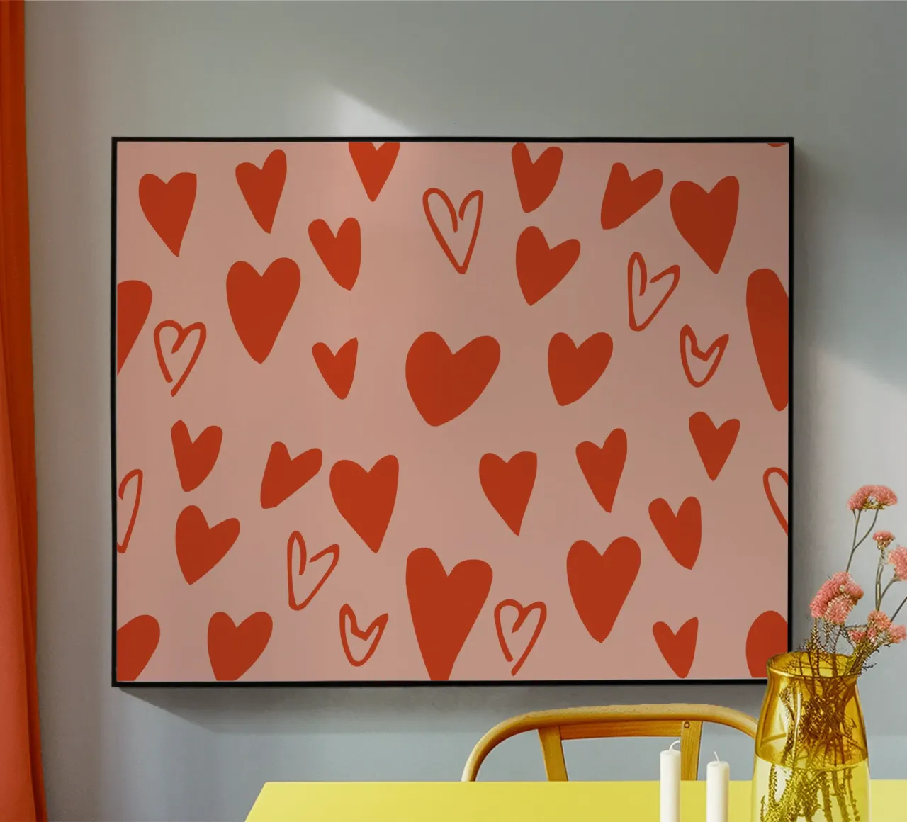 Scatter Sweetheart - Amore giocoso e retrò rosa plexiglass da susanacosta