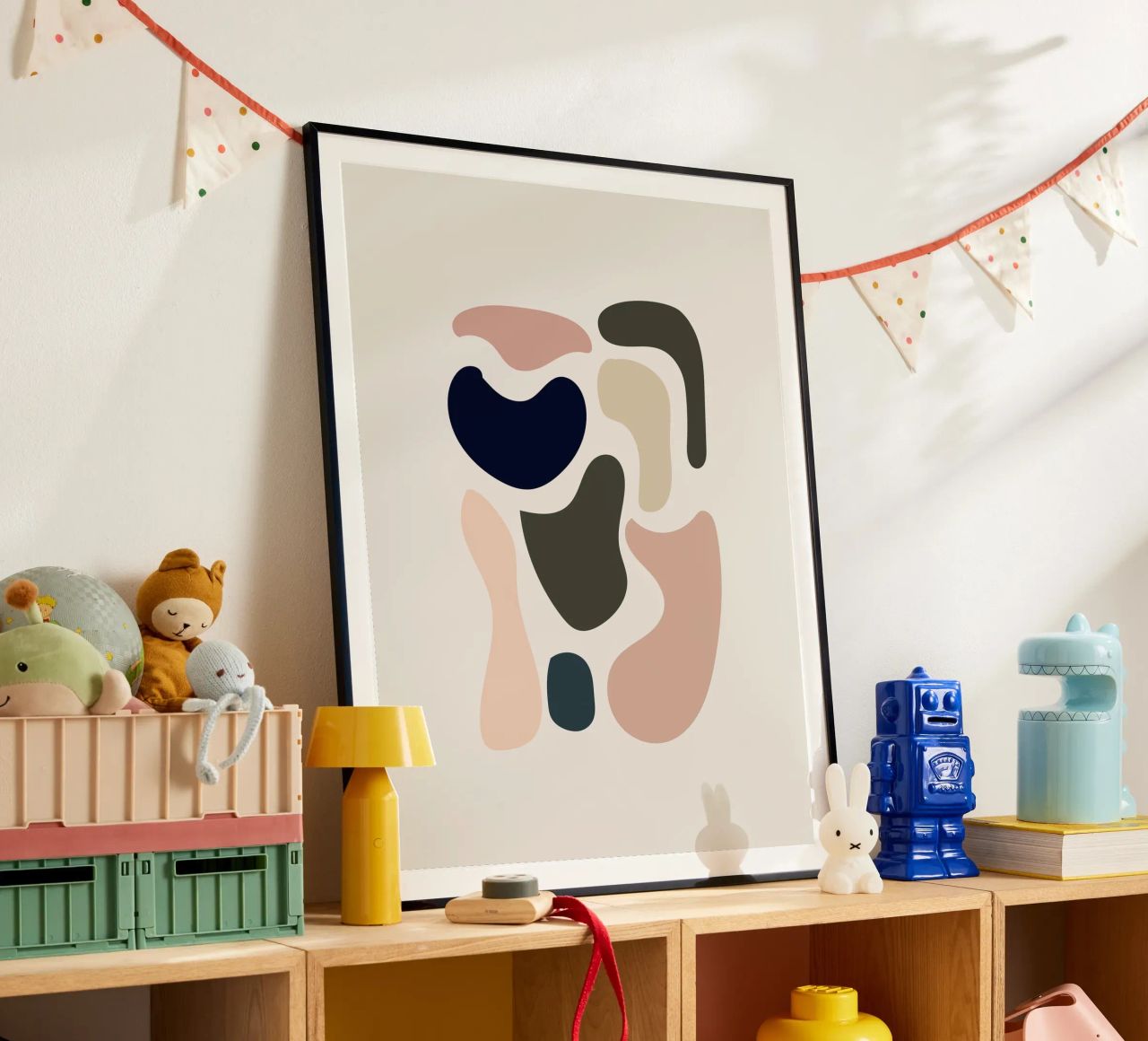 Matisse Style Shape Study Organic poster by Peaches Art Prints