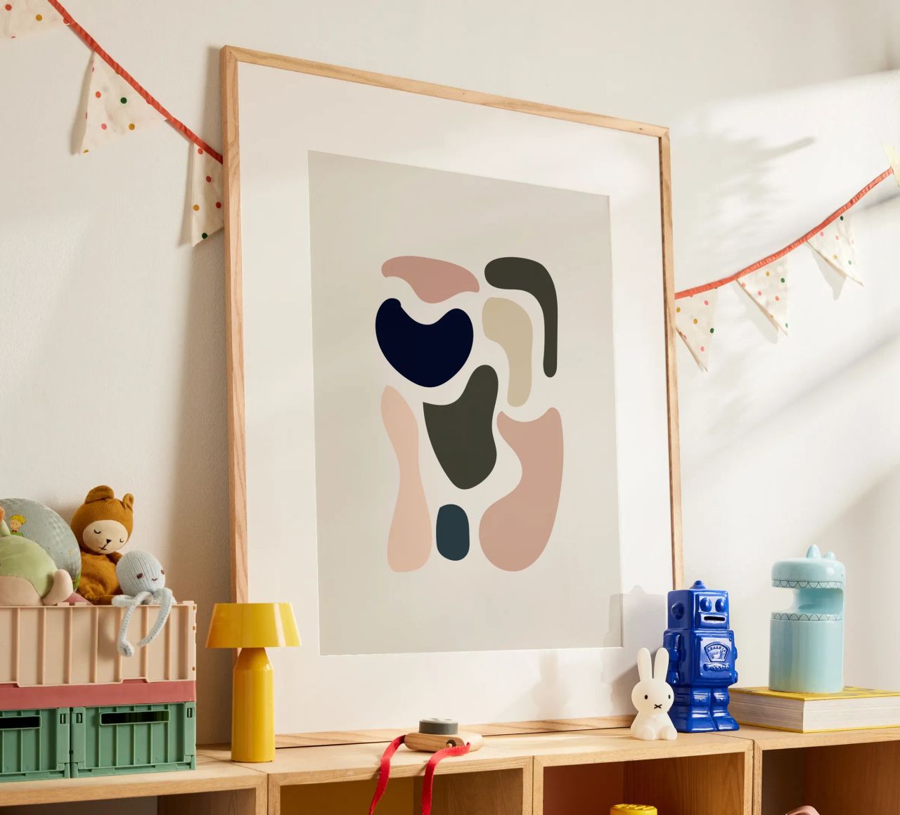 Matisse Style Shape Study Organic poster by Peaches Art Prints