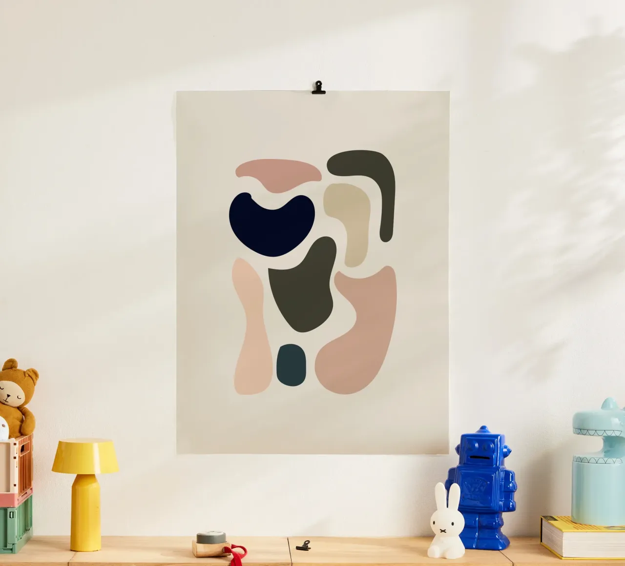 Studio della forma in stile Matisse Organico carta hahnemühle da Peaches Art Prints