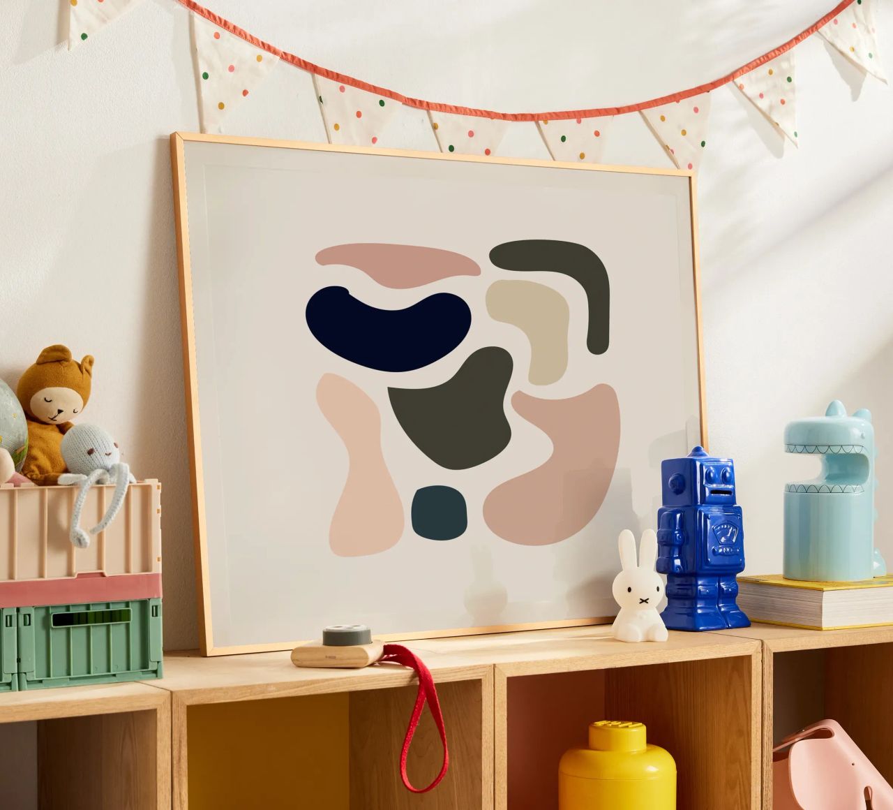 Matisse Style Shape Study Organic poster by Peaches Art Prints