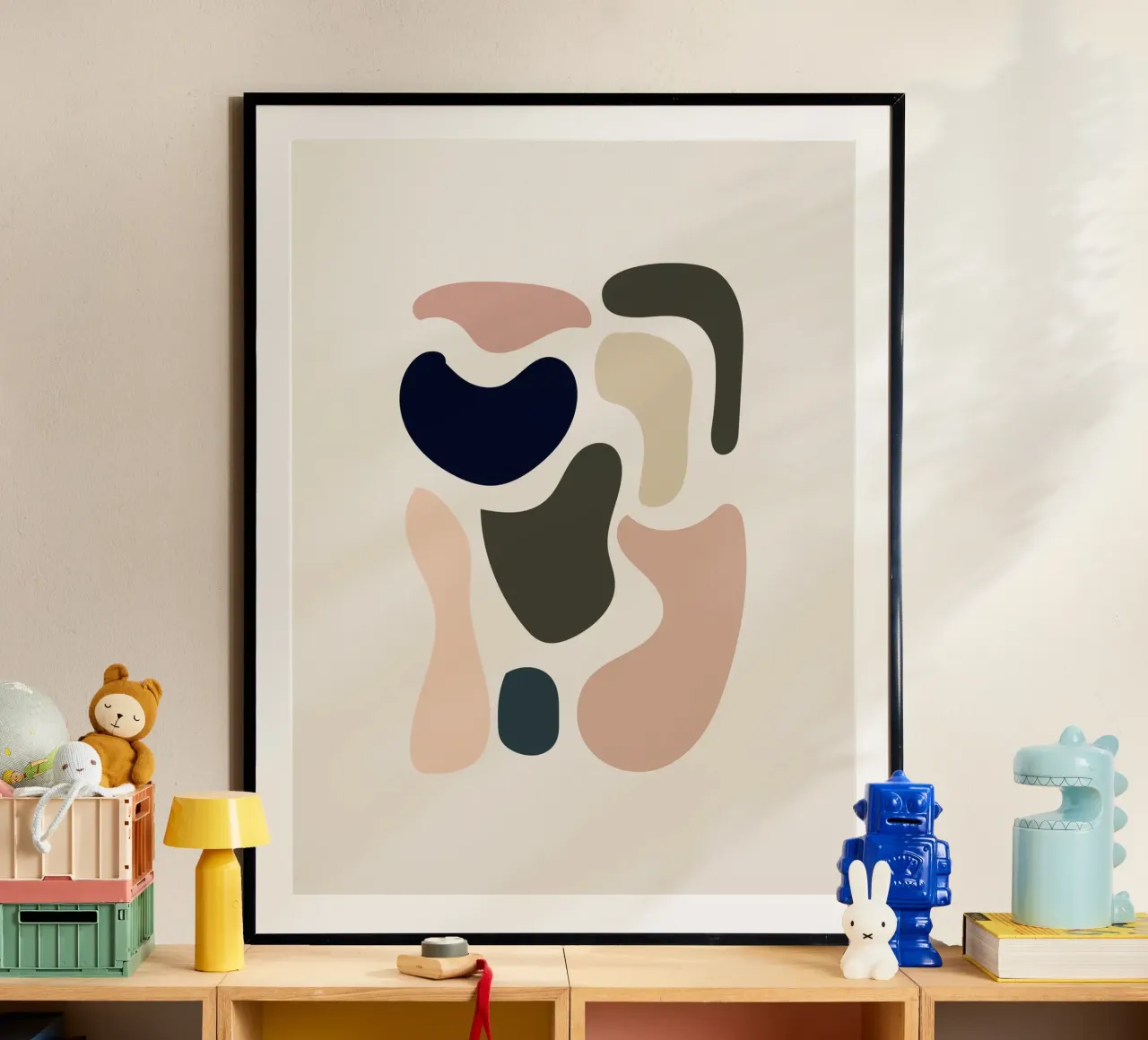 Studio della forma in stile Matisse Organico carta hahnemühle da Peaches Art Prints