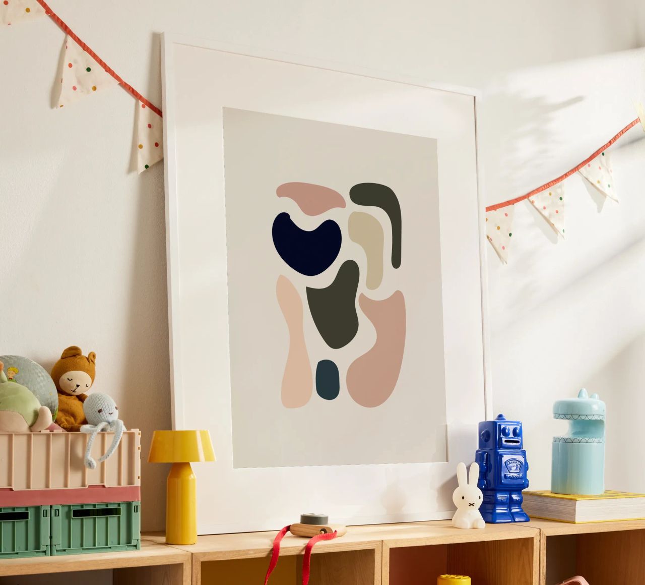 Matisse Style Shape Study Organic poster by Peaches Art Prints