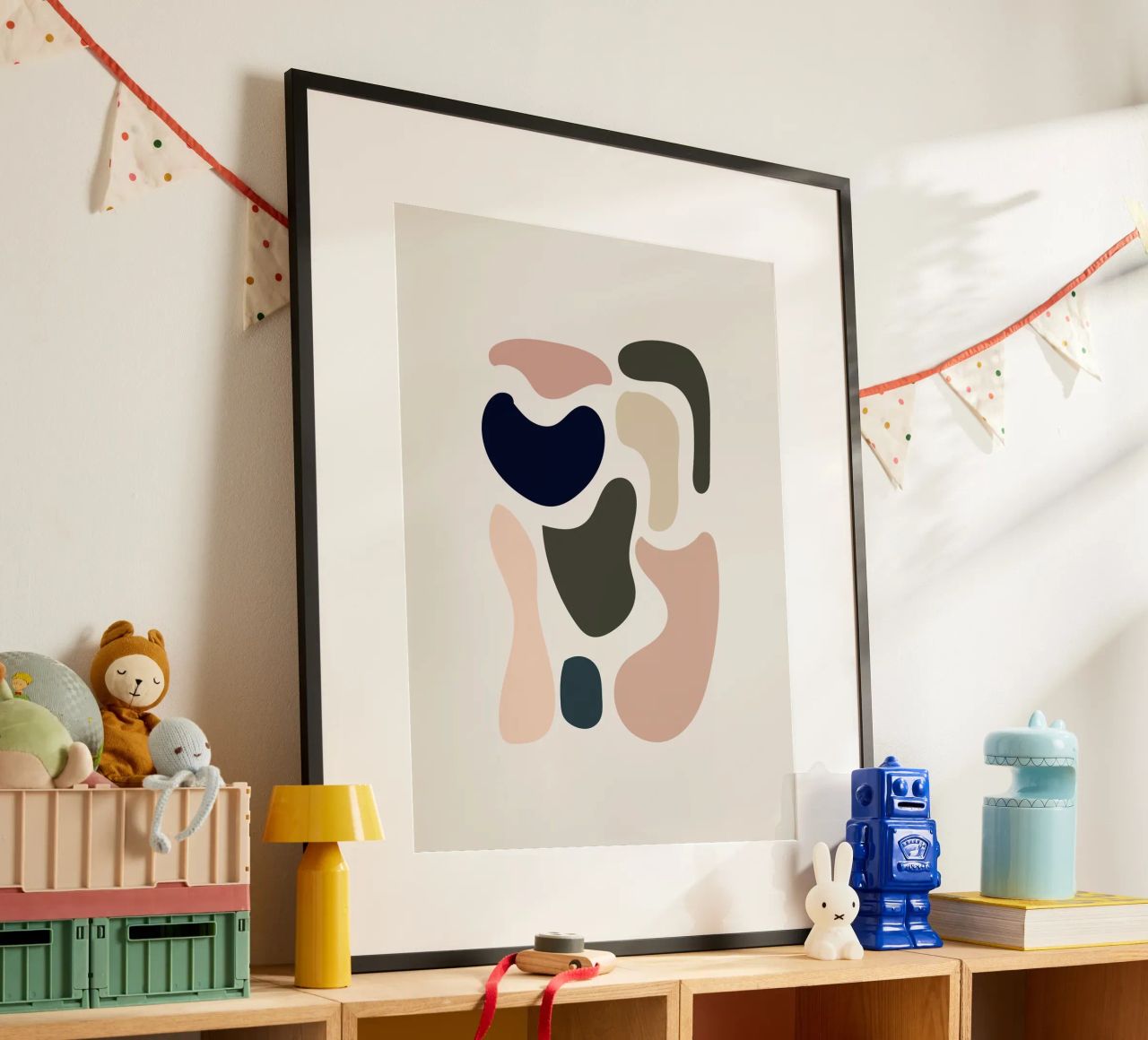 Matisse Style Shape Study Organic poster by Peaches Art Prints