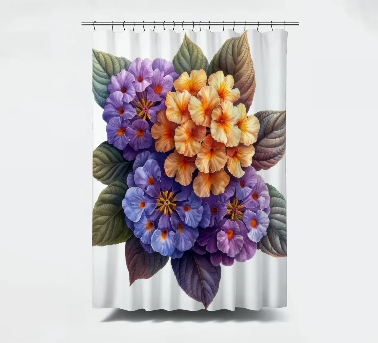 Fiore di lantana 2 tenda da doccia da Bold Blooms