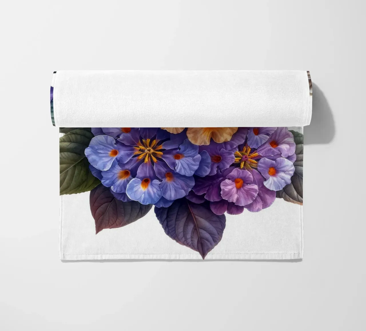 Fiore di lantana 2 telo mare da Bold Blooms