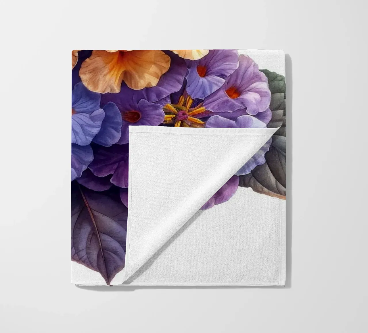 Fiore di lantana 2 telo mare da Bold Blooms