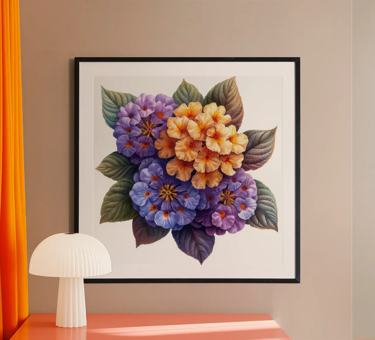 Fiore di lantana 2 carta hahnemühle da Bold Blooms