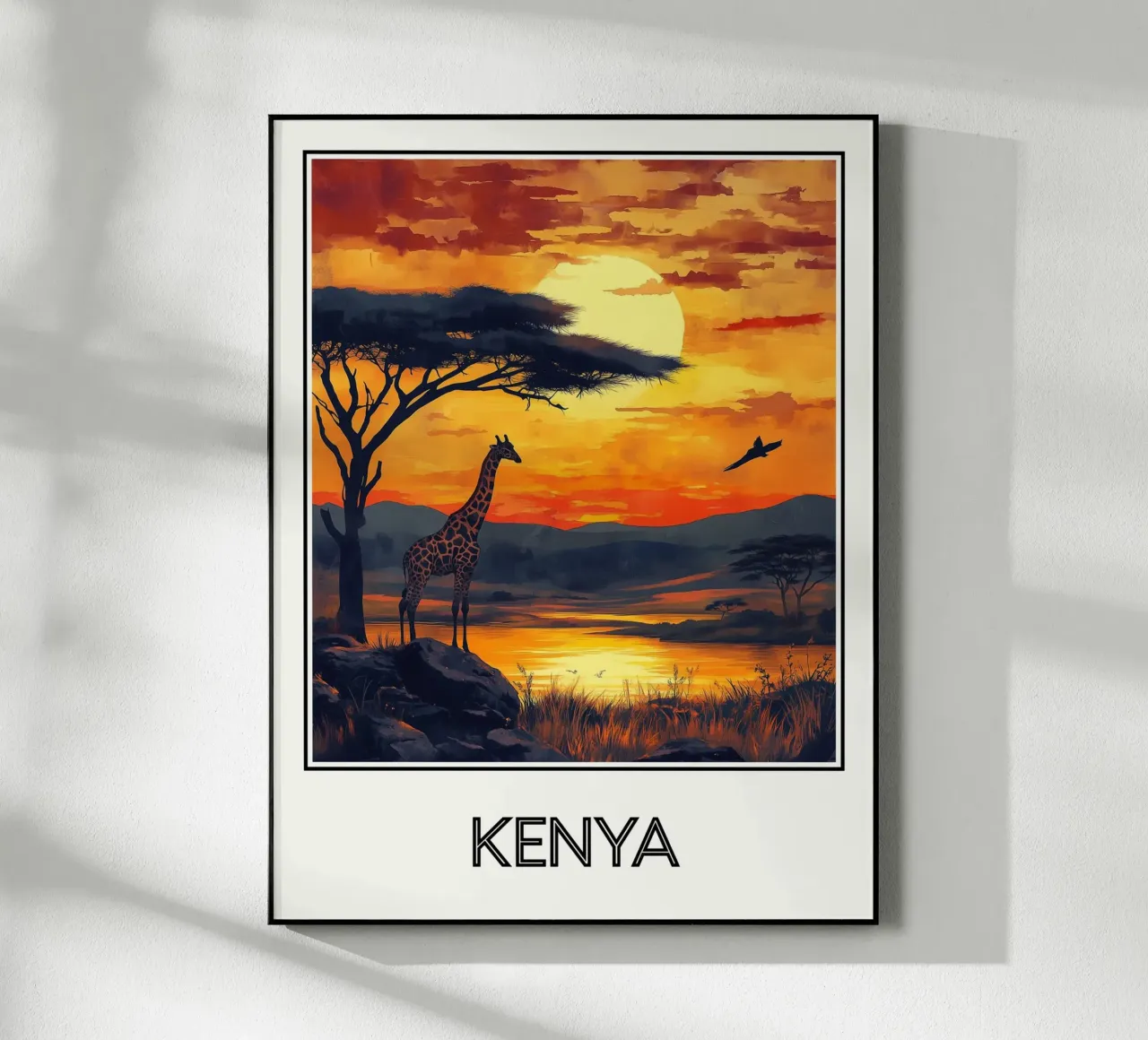 Affiche Kenya plexiglass da Frame the World
