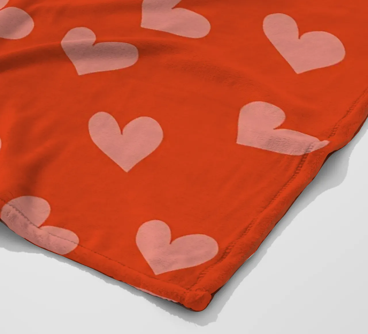 Coriandoli d'amore retrò - Cuore rosso moderno di metà secolo coperta in pile da susanacosta