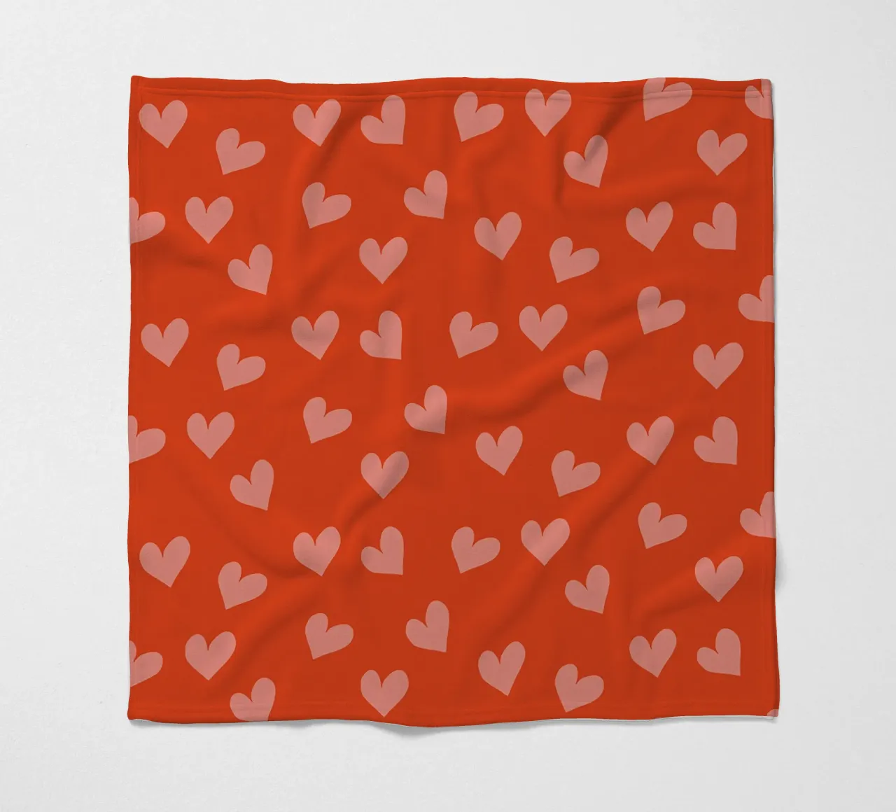 Coriandoli d'amore retrò - Cuore rosso moderno di metà secolo coperta in pile da susanacosta