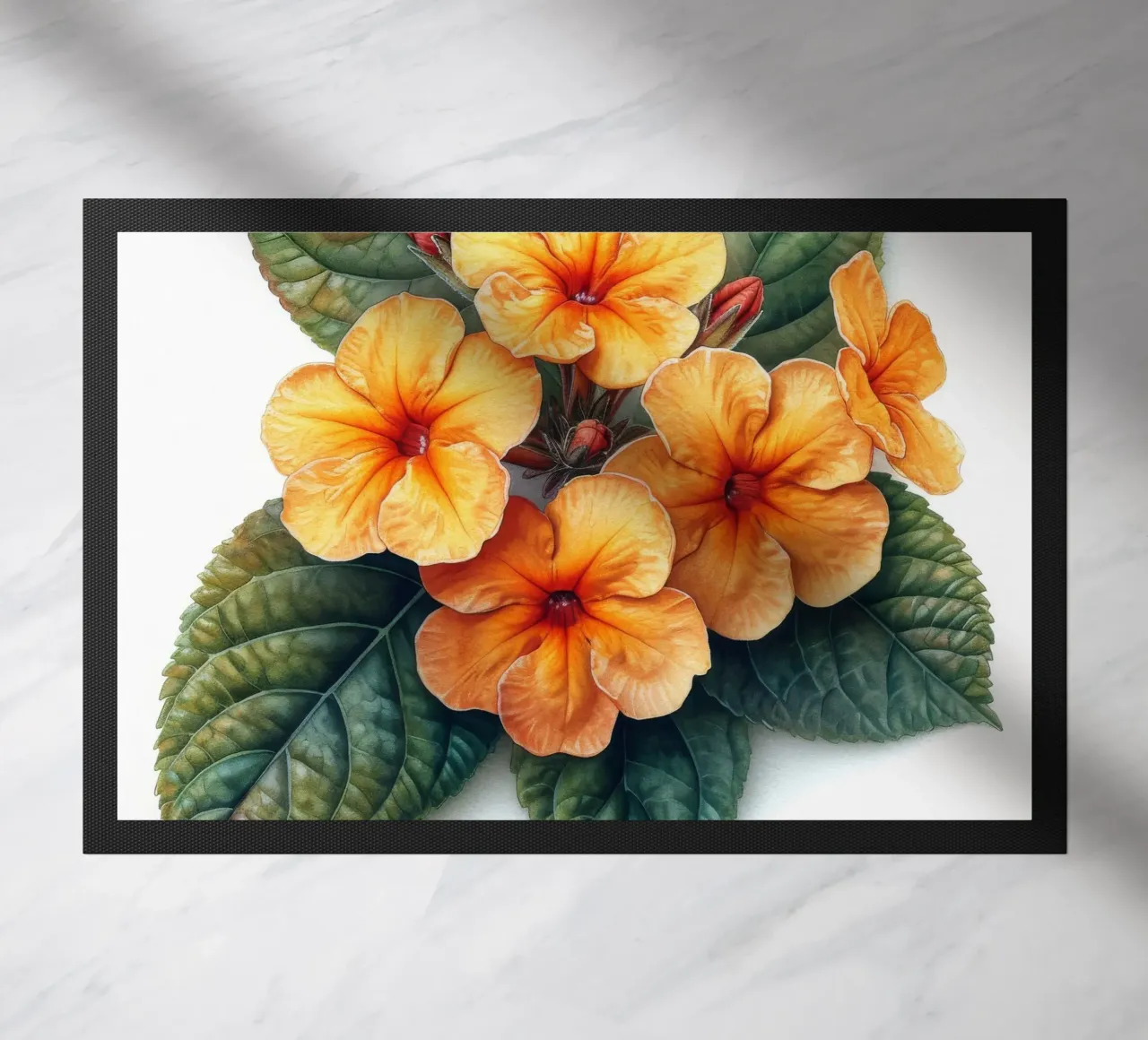 Fiore di lantana 3 zerbino da Bold Blooms