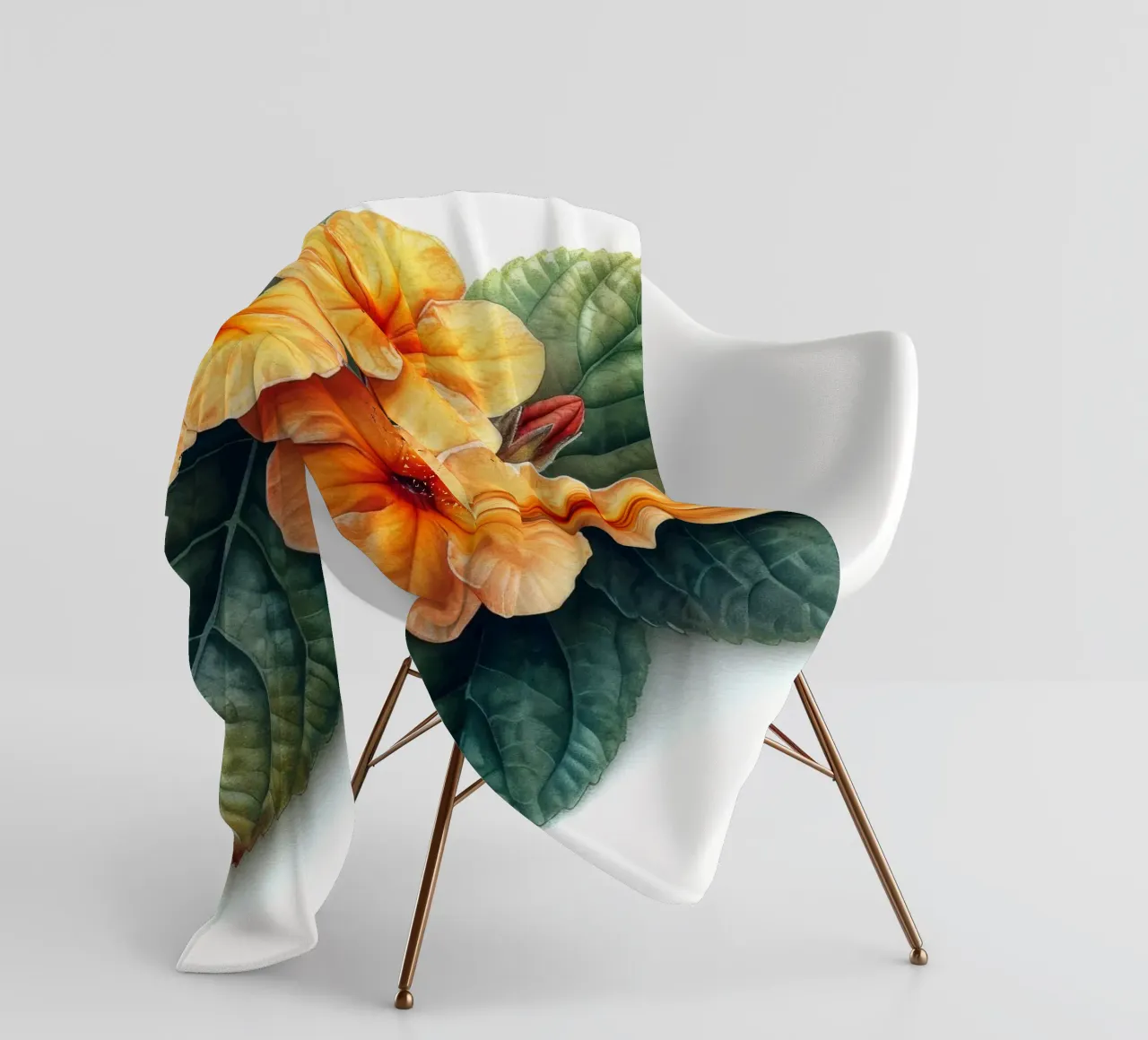 Fiore di lantana 3 coperta in pile da Bold Blooms