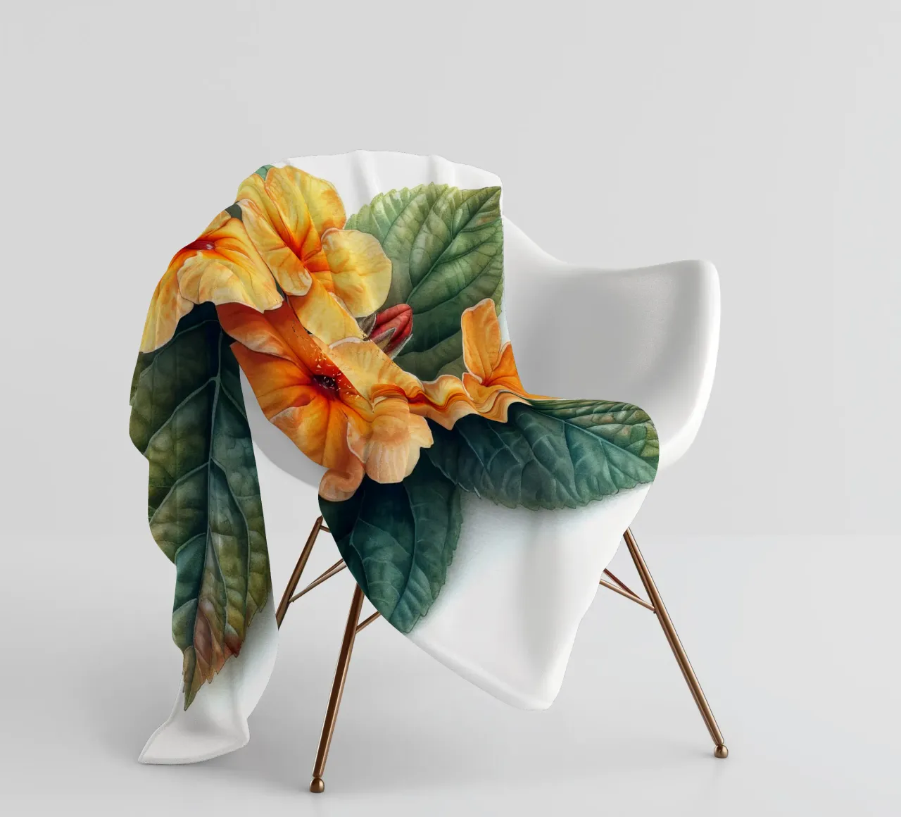 Fiore di lantana 3 coperta in pile da Bold Blooms