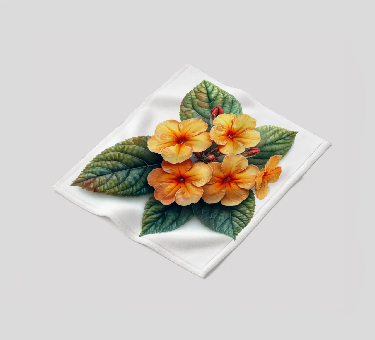 Fiore di lantana 3 coperta in pile da Bold Blooms