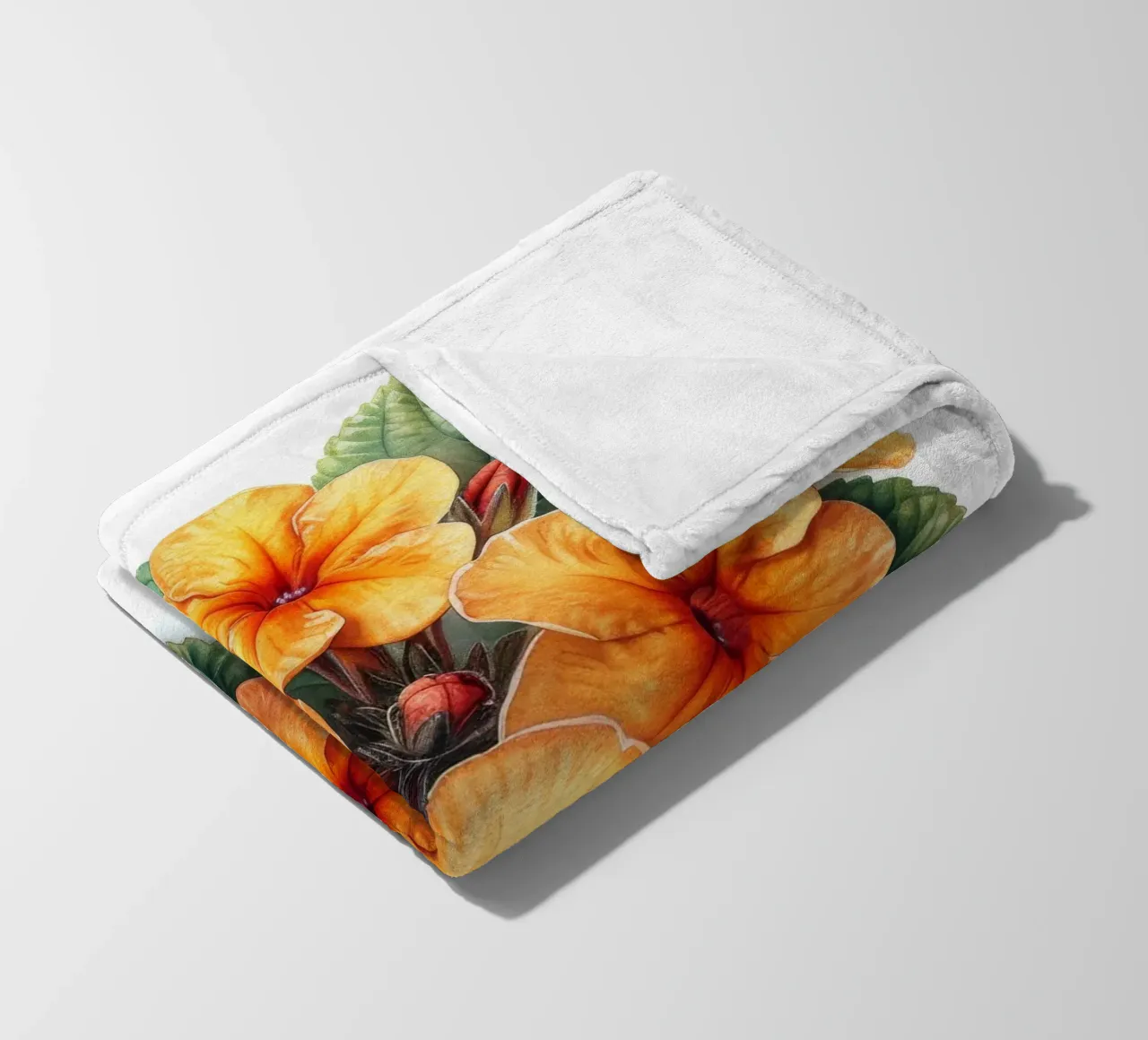 Fiore di lantana 3 coperta in pile da Bold Blooms