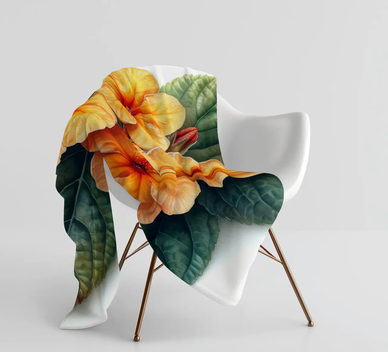 Fiore di lantana 3 coperta in pile da Bold Blooms