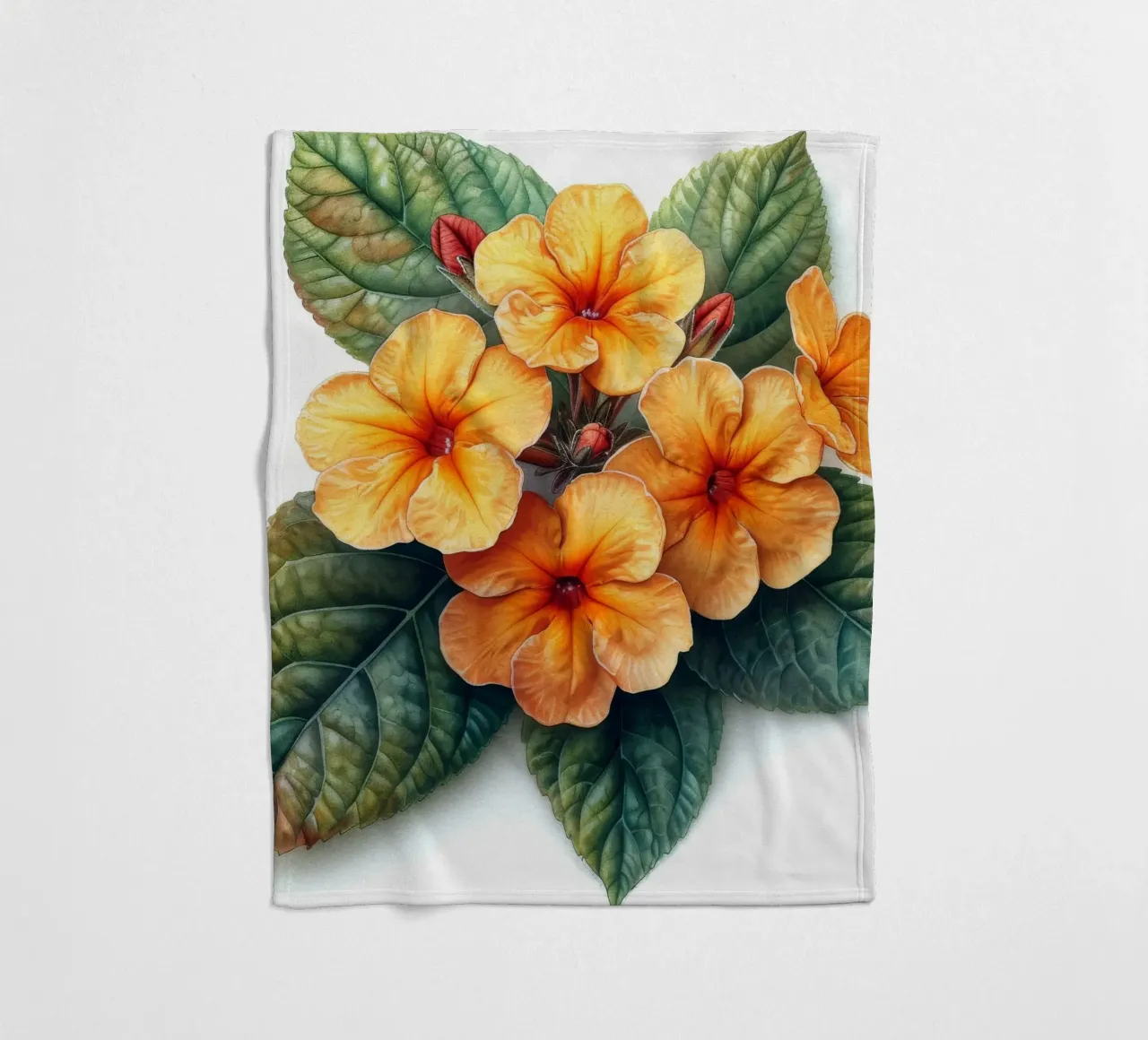 Fiore di lantana 3 coperta in pile da Bold Blooms