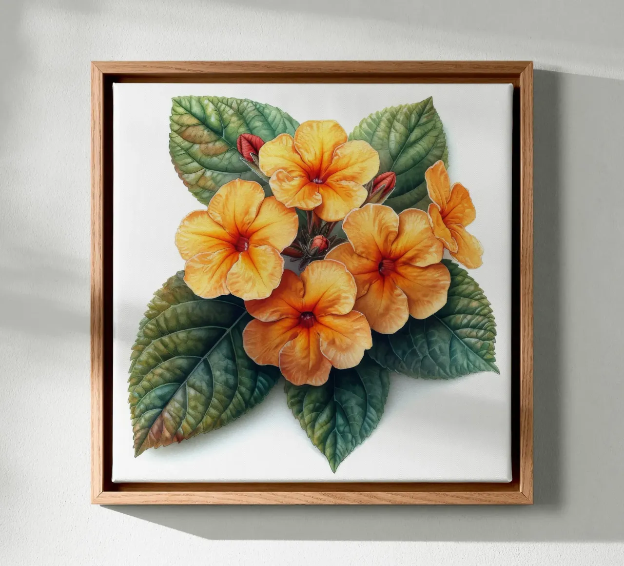 Fiore di lantana 3 tela con Cornice a cassetta da Bold Blooms