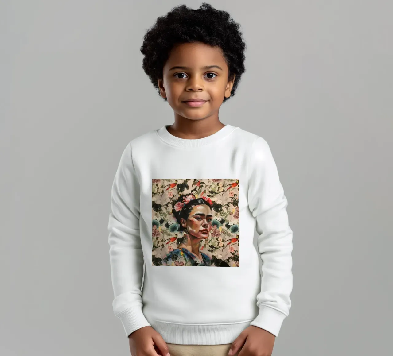 Frida Khalo 2 felpa bambino da HelenBarenton