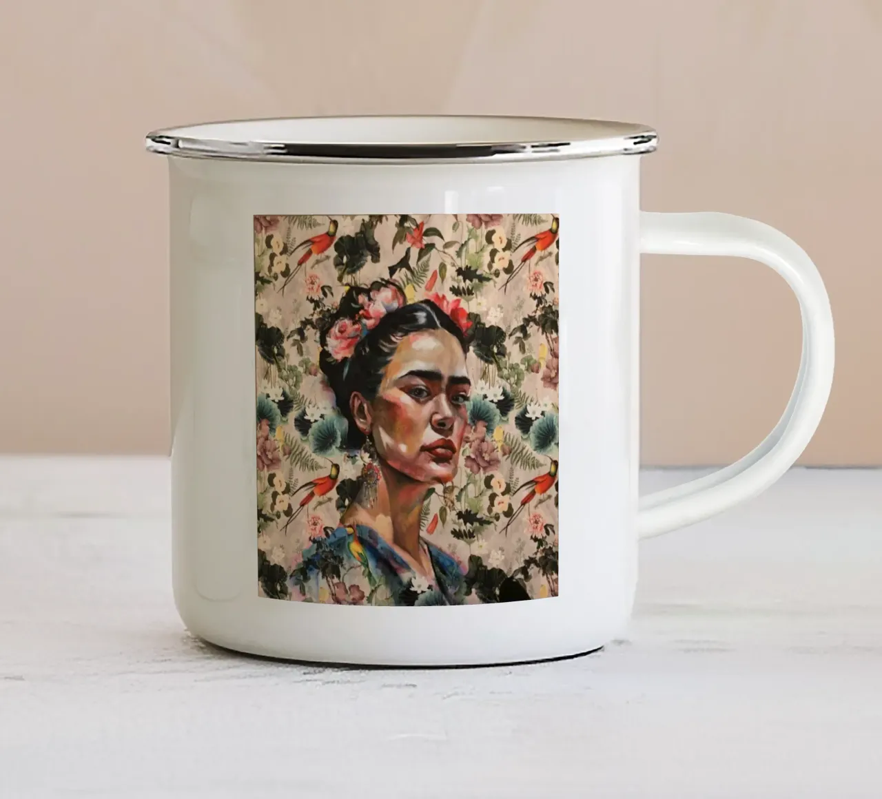 Frida Khalo 2 tazza in smalto da HelenBarenton