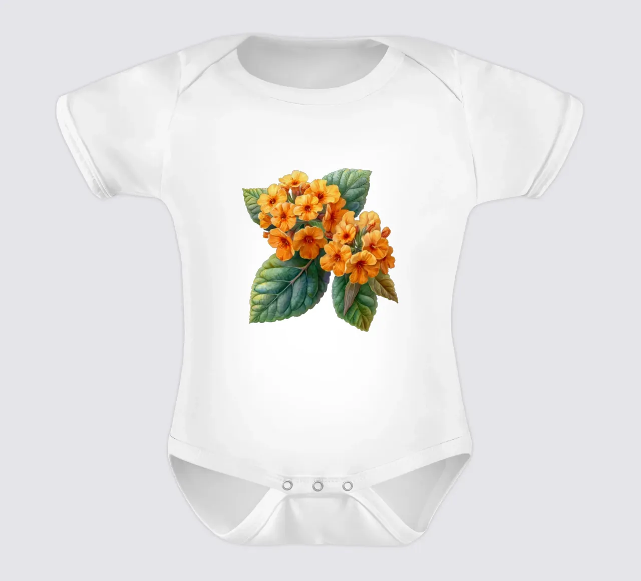 Fiore di lantana 4 body neonato maniche corte da Bold Blooms