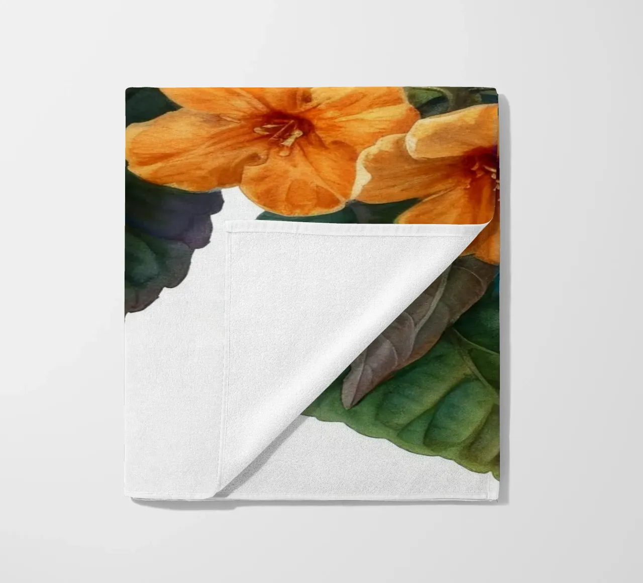 Fiore di lantana 4 telo mare da Bold Blooms