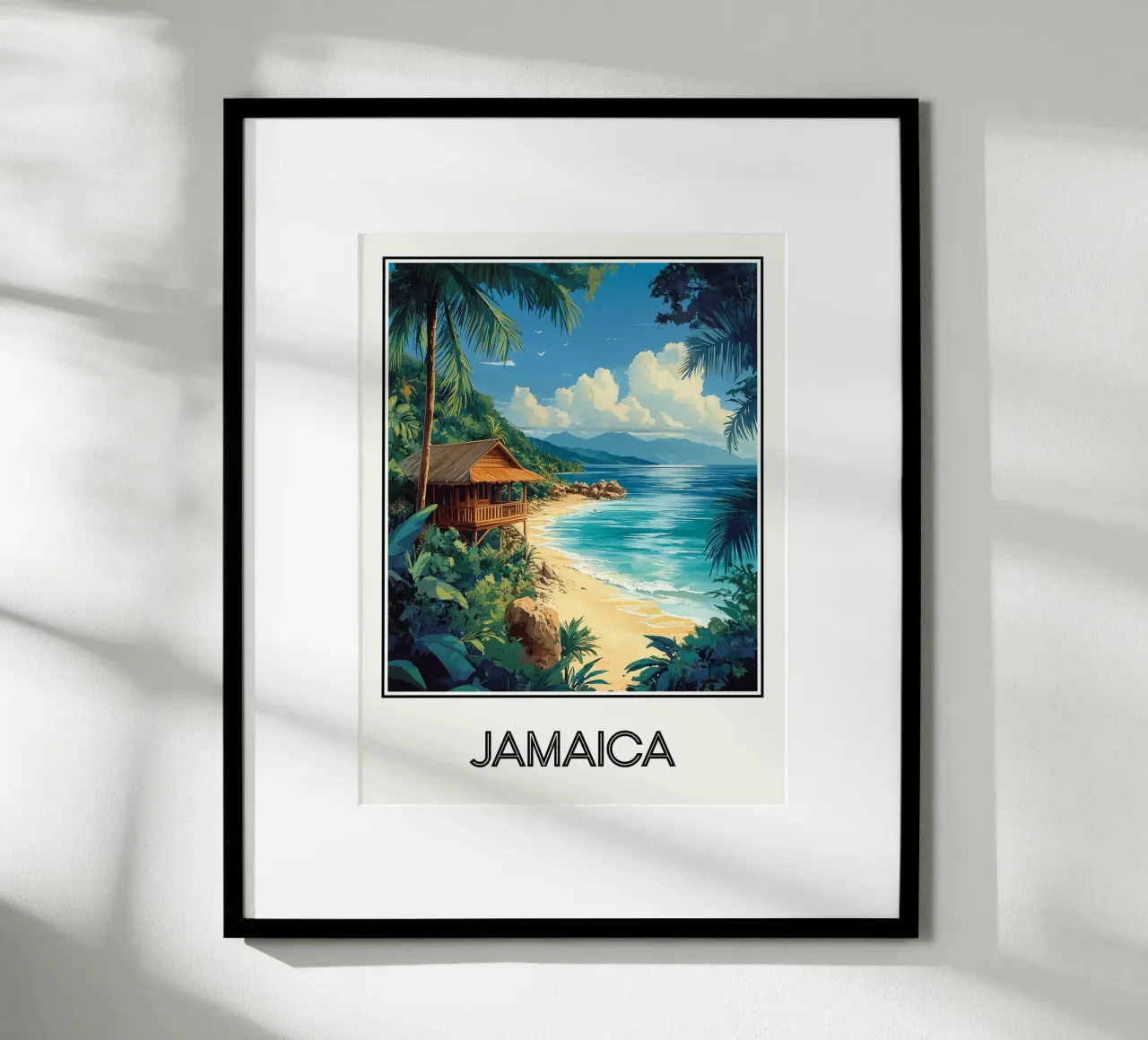 Jamaika Poster von Frame the World