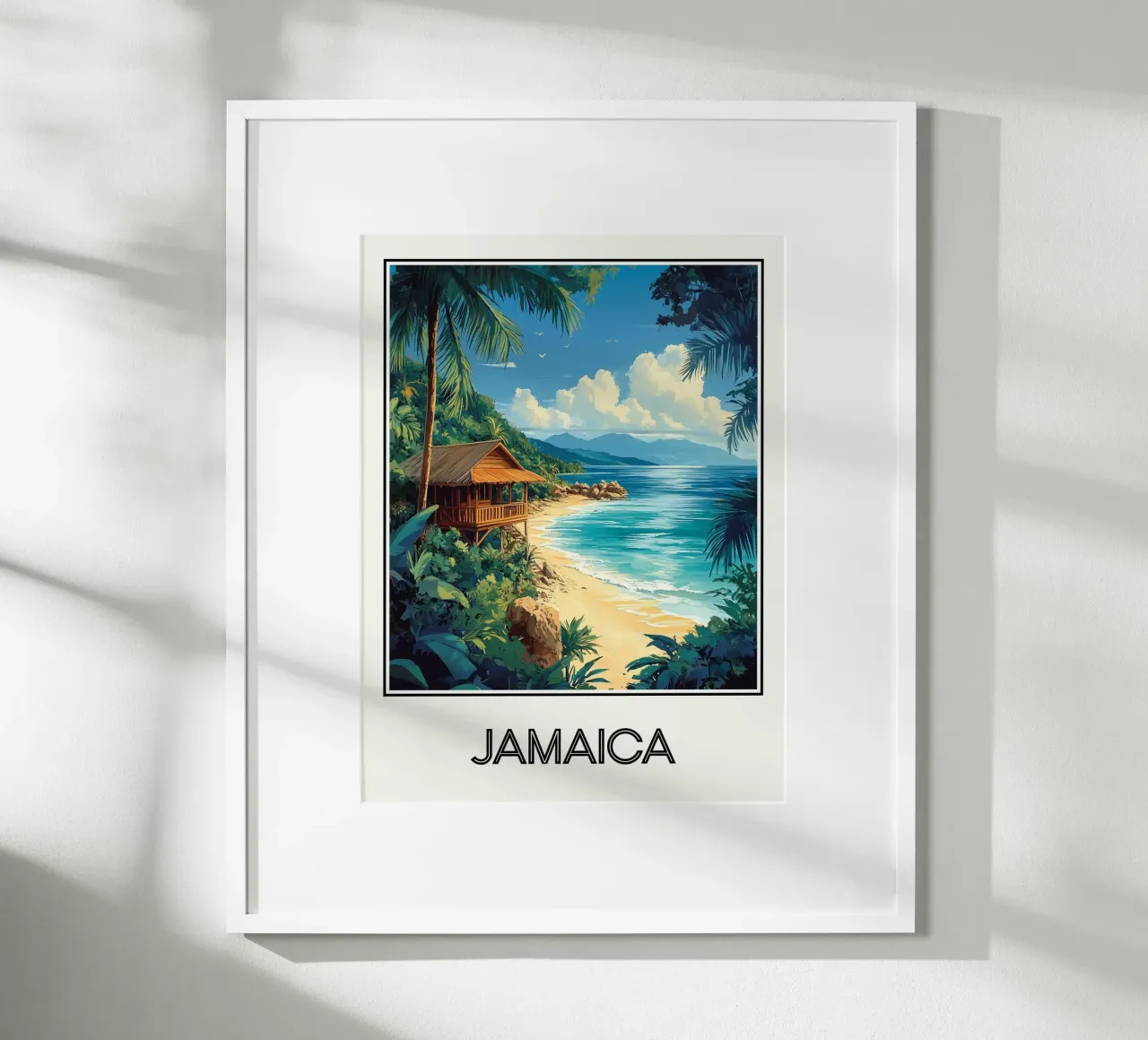 Jamaika Poster von Frame the World