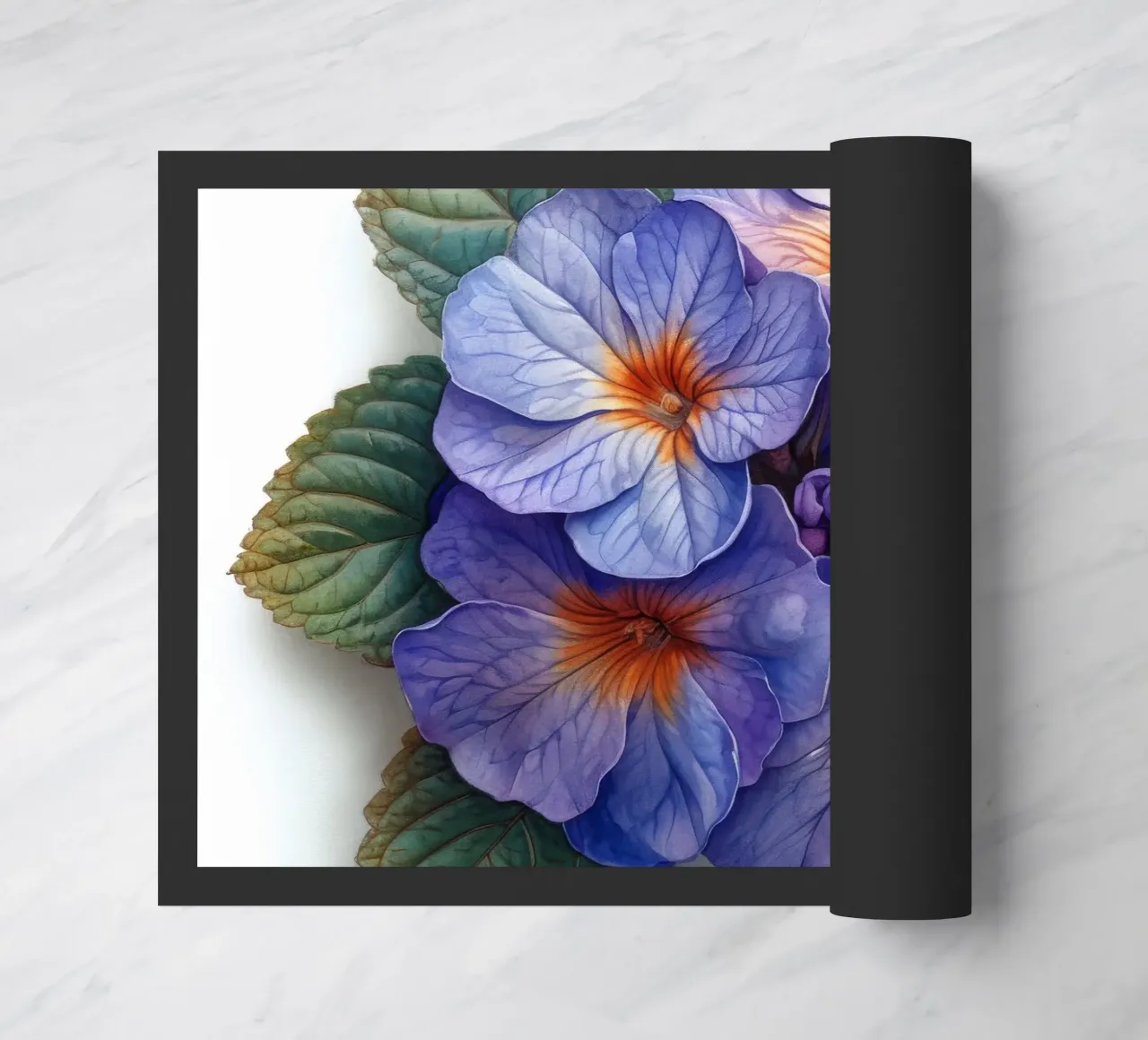 Fiore di lantana 1 zerbino da Bold Blooms