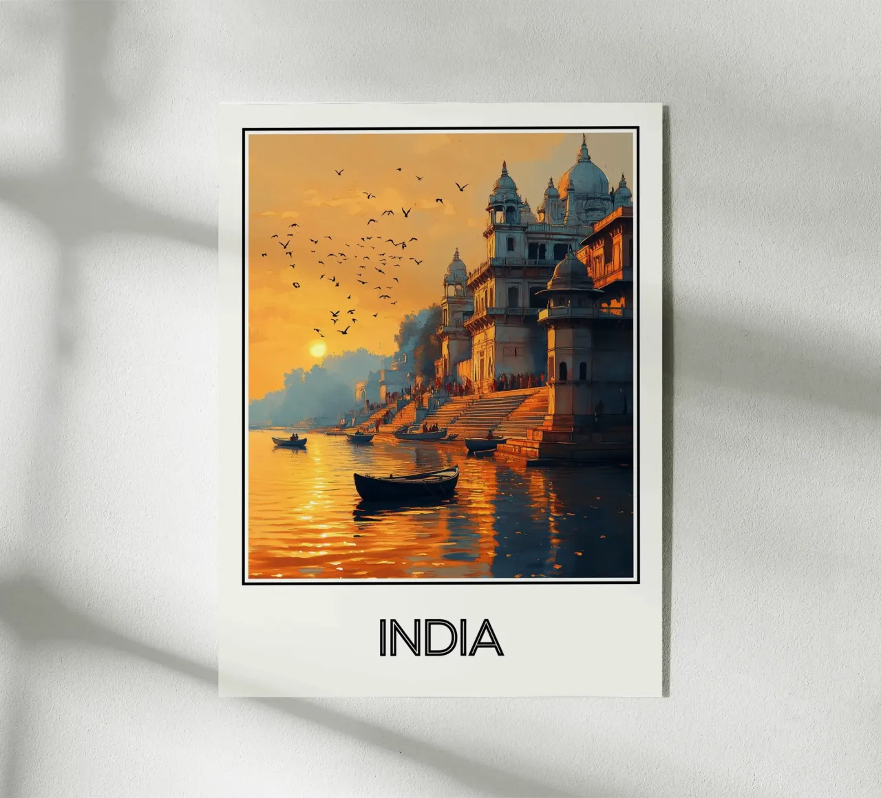 Affiche Inde plexiglass da Frame the World