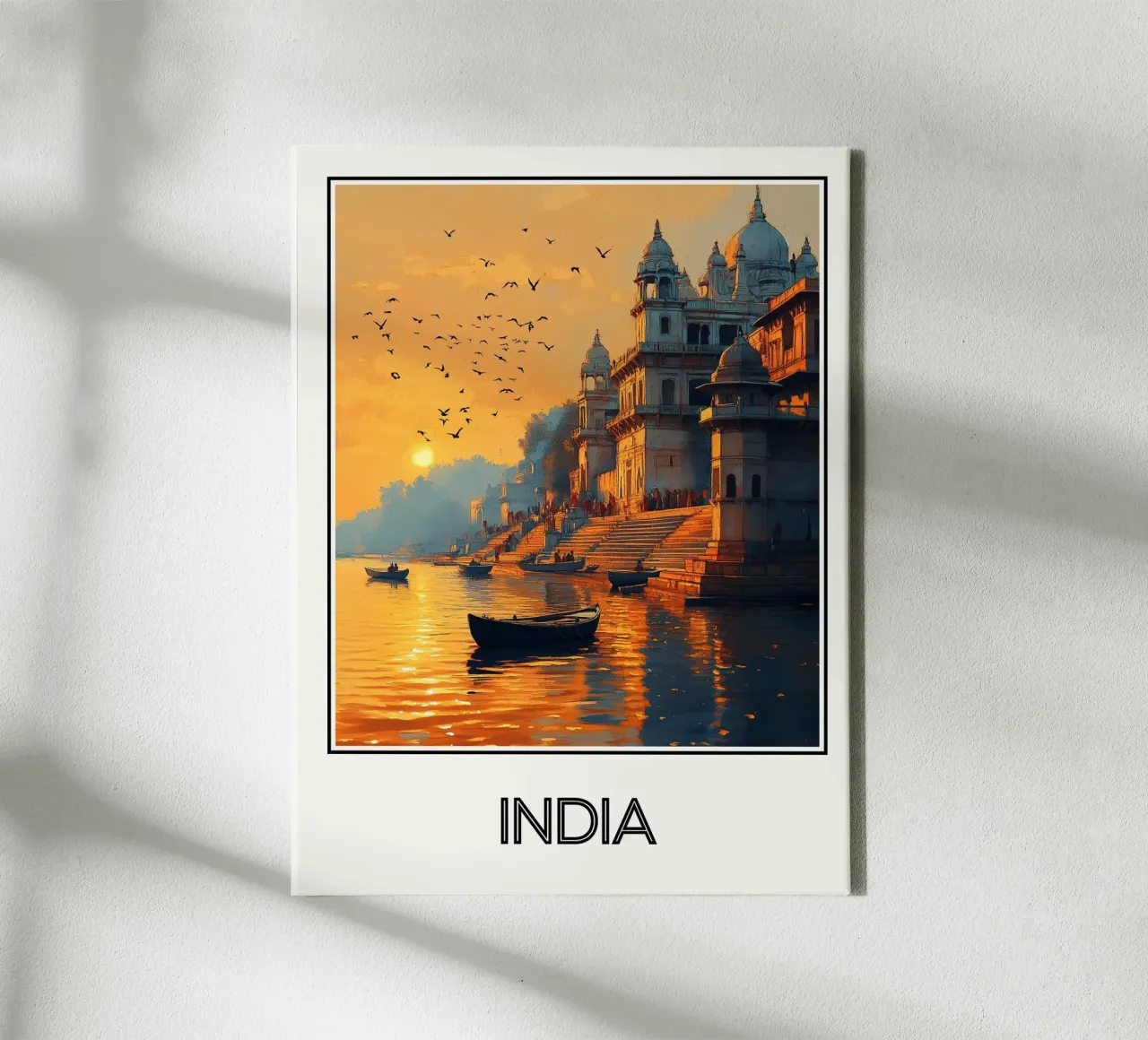 Inde canvas with Floater frame by Frame the World