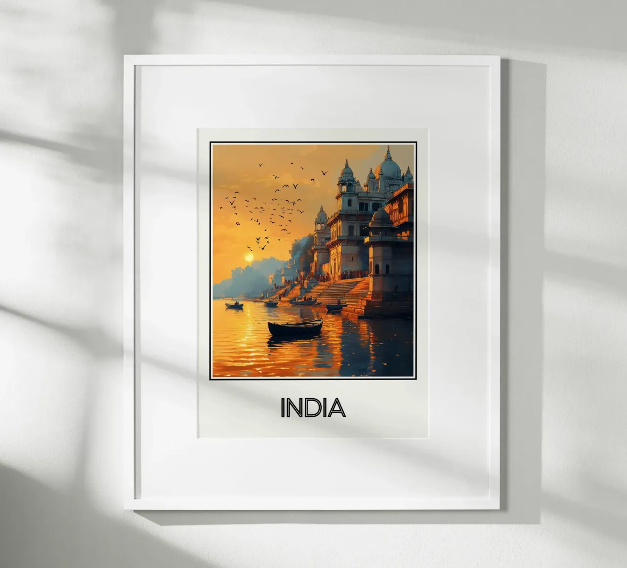 Indi poster con telaio in legno da Frame the World