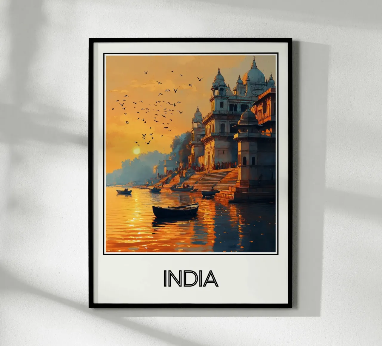 Indi poster con telaio in legno da Frame the World