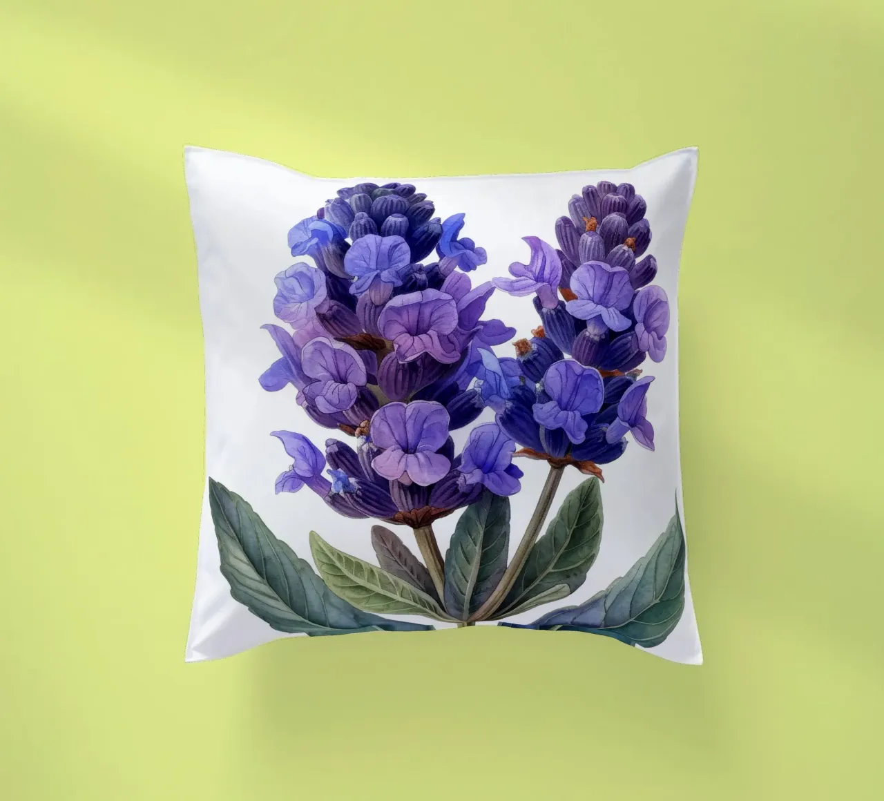 Fiore di lavanda 2 cuscino da Bold Blooms